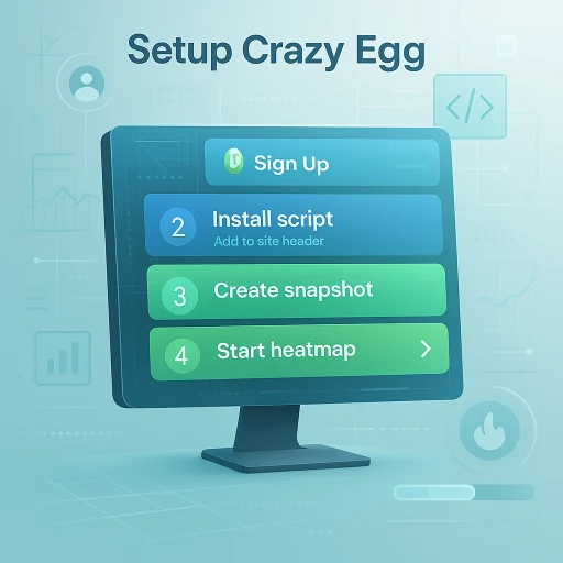 مراحل راه اندازی Crazy Egg