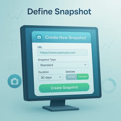 تعریف Snapshot برای صفحات مورد نظر