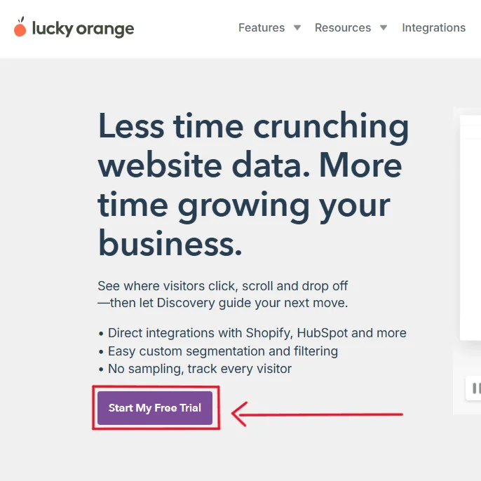 شروع رفتارشناسی کاربران با lucky orange