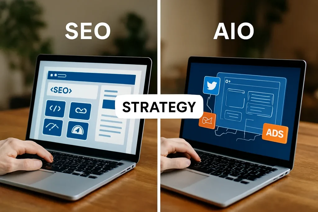 7 تفاوت سئو و aio