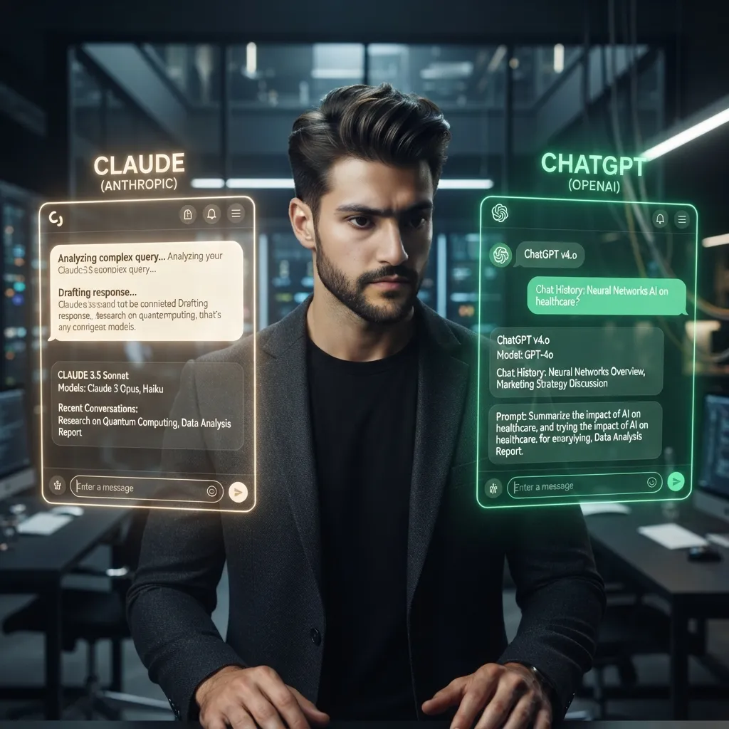 مقایسه هوش مصنوعی Claude و ChatGPT