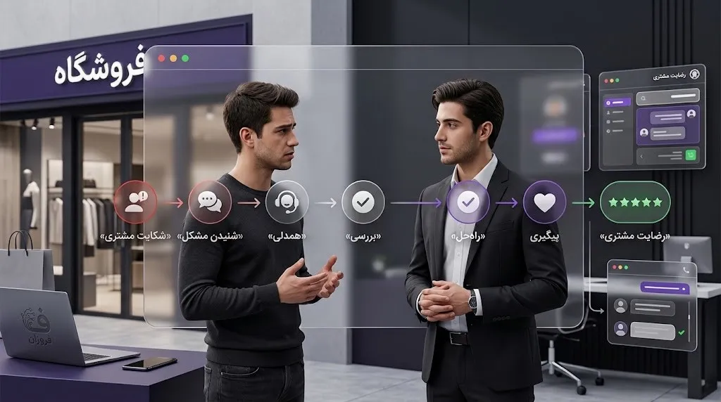 نحوه برخورد با مشتری ناراضی